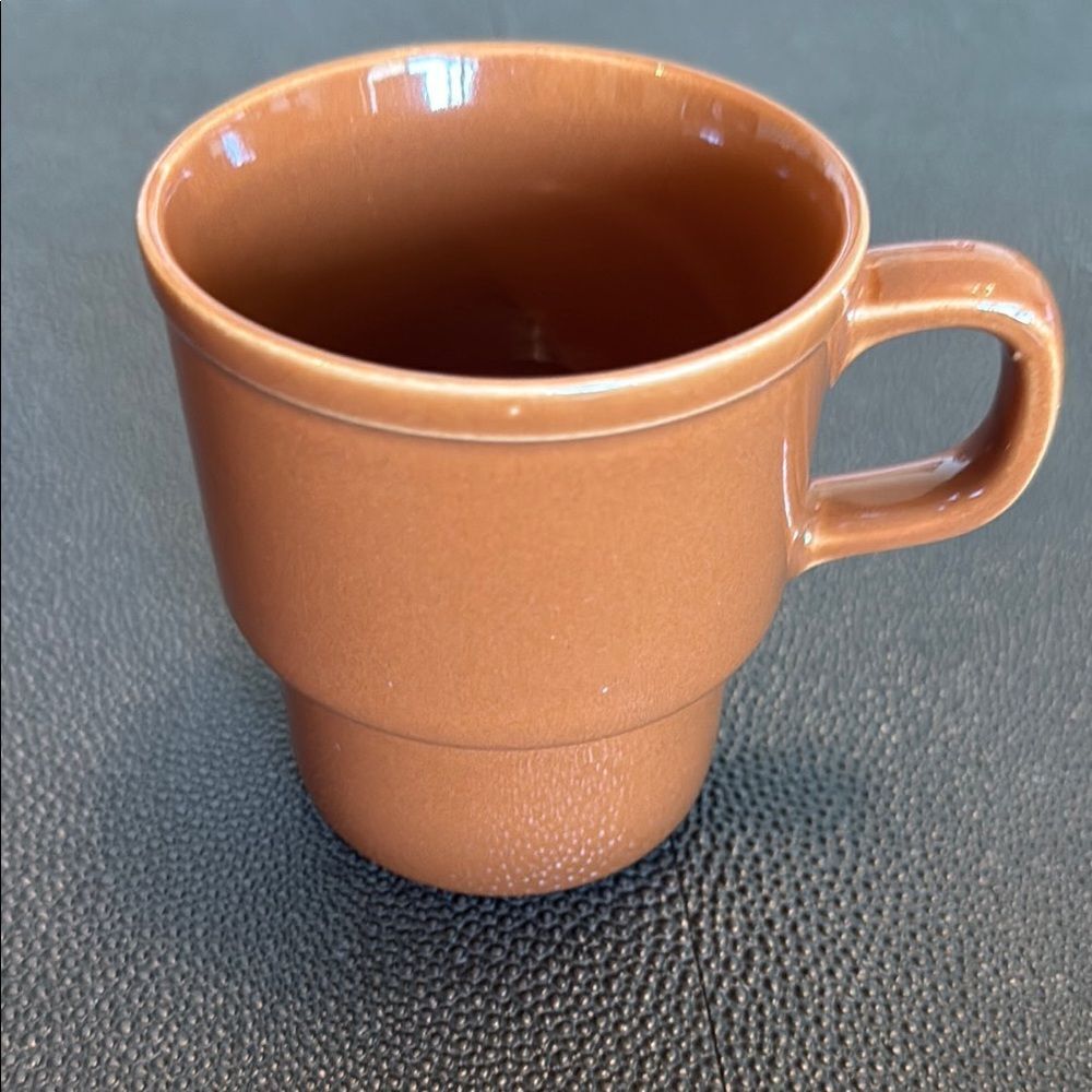 Brown Ceramic Mug made in Japan Retro- Midcentury Modern
